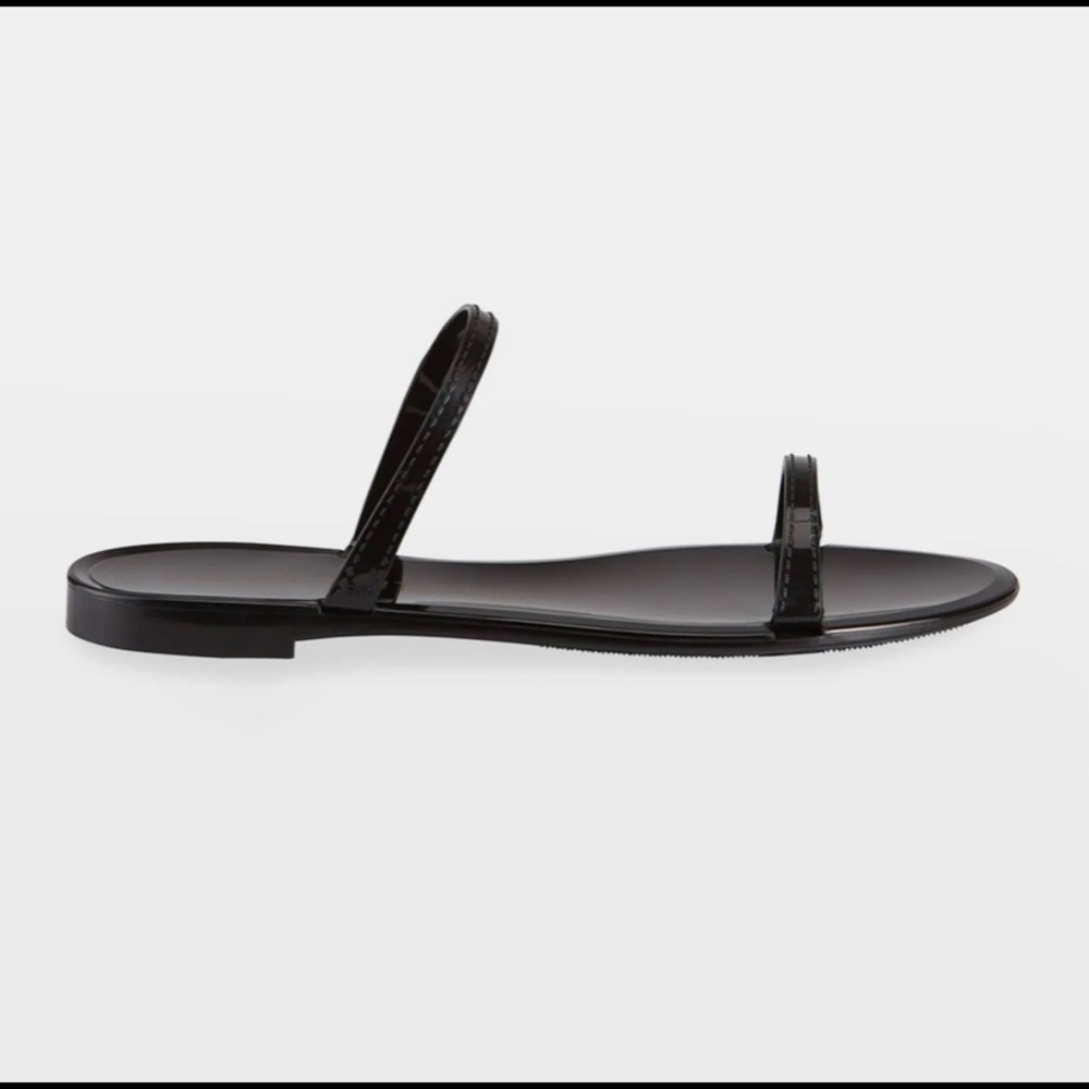 Stuart Weitzman Sawyer Slide Sandal In Black Size… - image 2